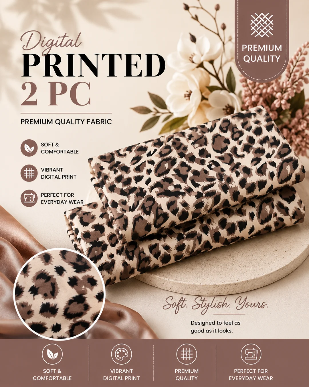 All Over Digital Printed Summer Cotton 2-Piece
