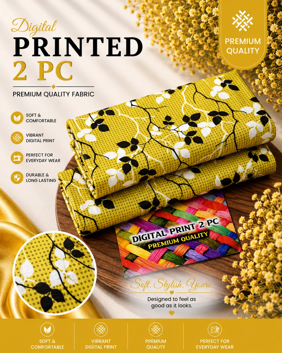 All Over Digital Printed Summer Cotton 2-Piece